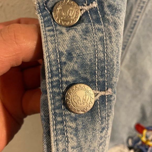 Vintage Loobey Tunes Tweety Denim Dress - Picture 8 of 10